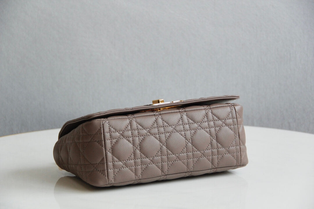 DIR 2023 Caro nude real leather sling shoulder bag
