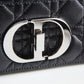 DIR 2023 Caro black silver real leather sling shoulder bag