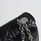 DIR 2023 Caro black silver real leather sling shoulder bag