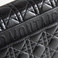 DIR 2023 Caro black silver real leather sling shoulder bag
