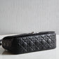 DIR 2023 Caro black silver real leather sling shoulder bag