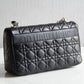 DIR 2023 Caro black silver real leather sling shoulder bag