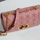 DIR 2023 Caro rose red real leather sling shoulder bag