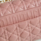 DIR 2023 Caro rose red real leather sling shoulder bag