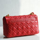 DIR 2023 Caro red real leather sling shoulder bag