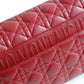 DIR 2023 Caro red real leather sling shoulder bag