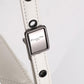 DIR 2023 Caro white silver real leather sling shoulder bag
