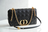 DIR 2023 Caro black real leather sling shoulder bag
