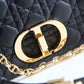 DIR 2023 Caro black real leather sling shoulder bag