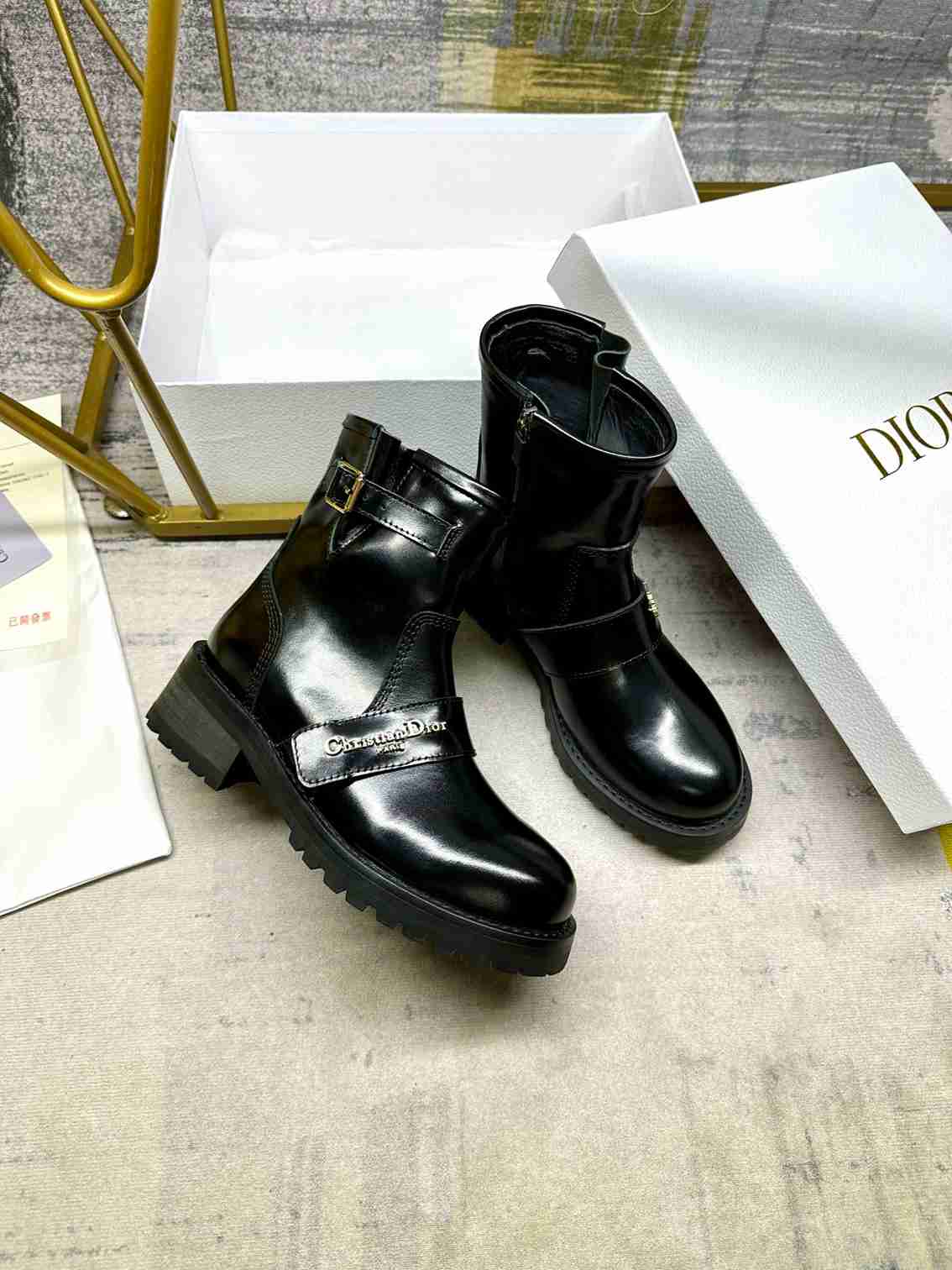 DD D QUEST ANKLE BOOT BLACK  KDT070VEA S900