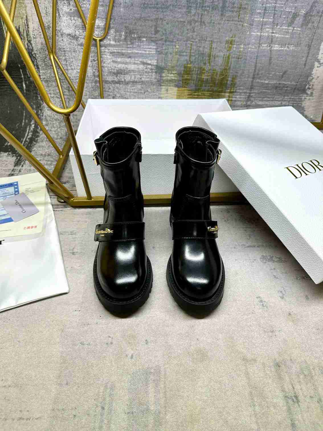 DD D QUEST ANKLE BOOT BLACK  KDT070VEA S900