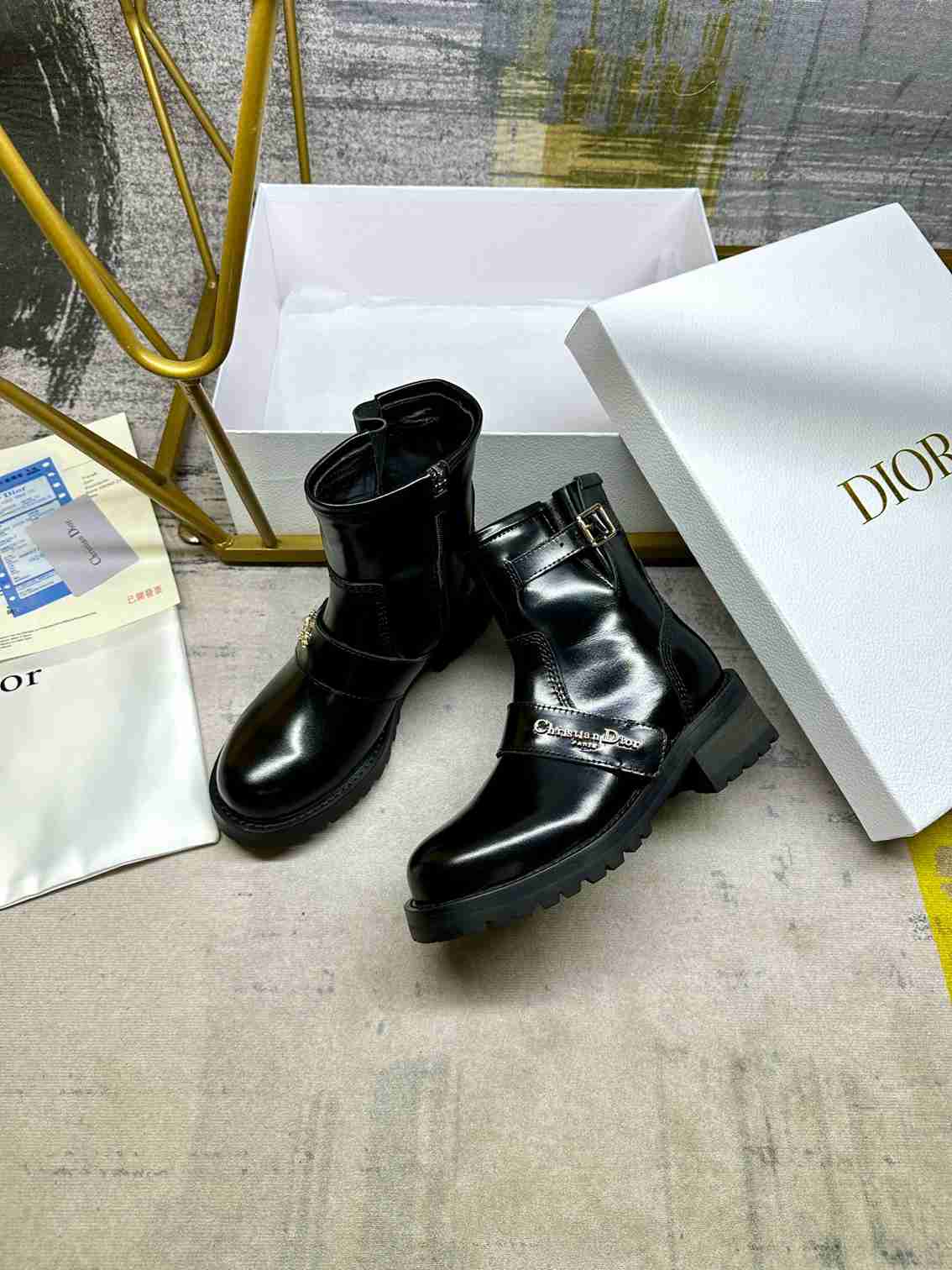 DD D QUEST ANKLE BOOT BLACK  KDT070VEA S900