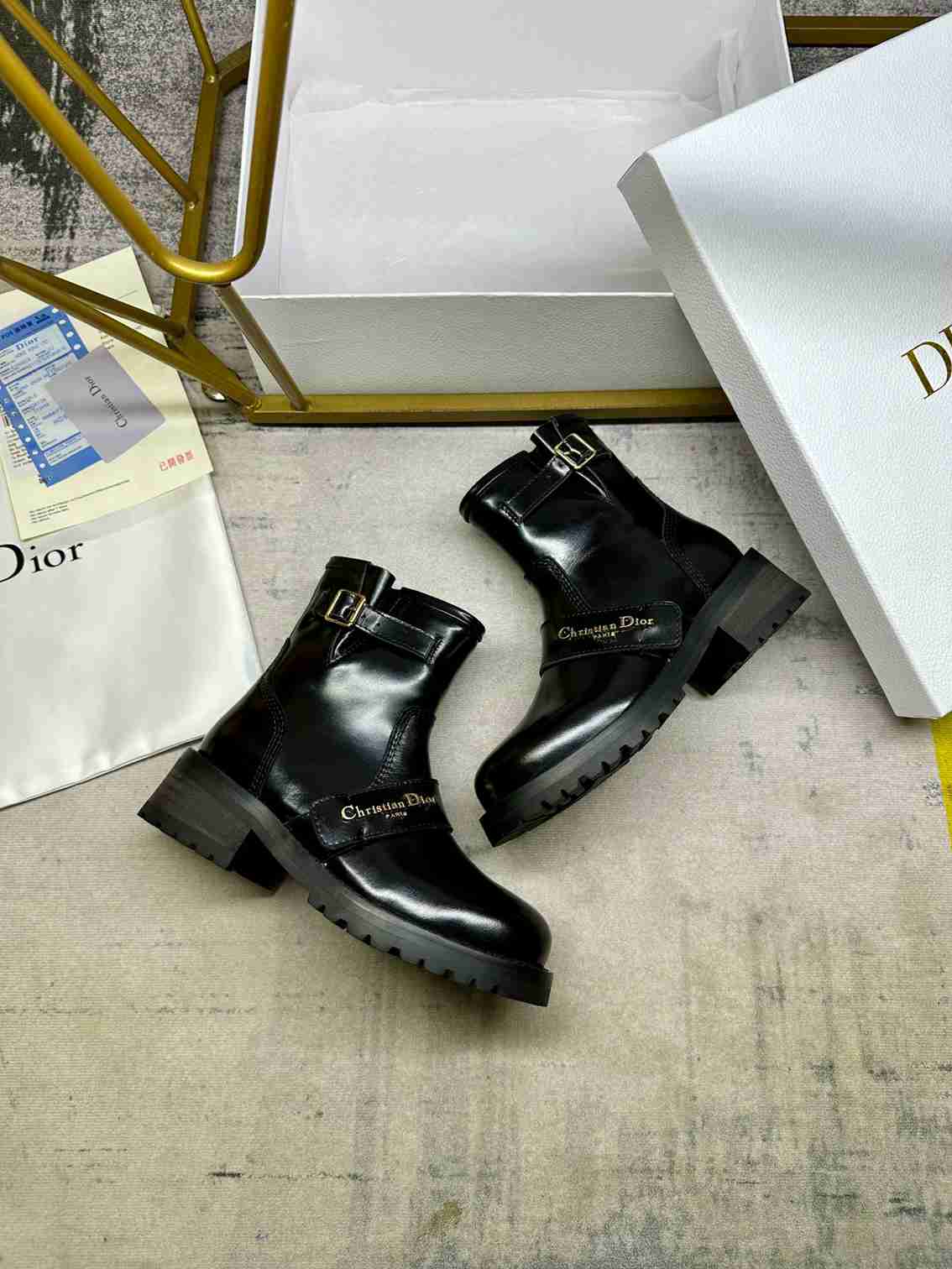 DD D QUEST ANKLE BOOT BLACK  KDT070VEA S900