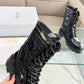 DD D UNIT ANKLE BOOT QUILTED CANNAGE CALFSKIN BLACK KCI995CQC S900