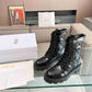 DD D UNIT ANKLE BOOT QUILTED CANNAGE CALFSKIN BLACK KCI995CQC S900