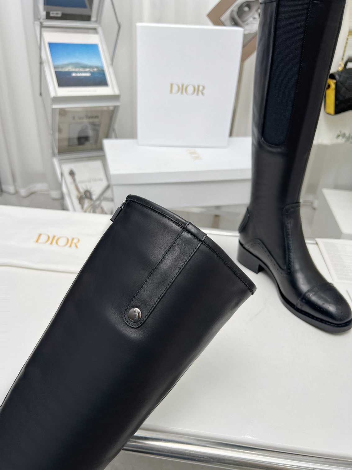 DD D FOLK BOOT CALFSKIN BLACK