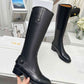 DD D FOLK BOOT CALFSKIN BLACK