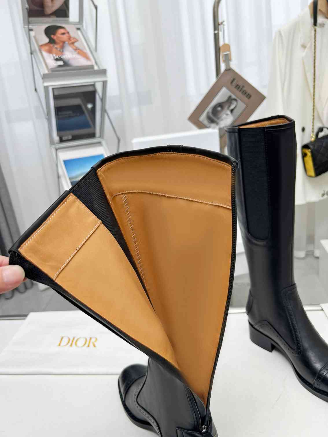 DD D FOLK BOOT CALFSKIN BLACK