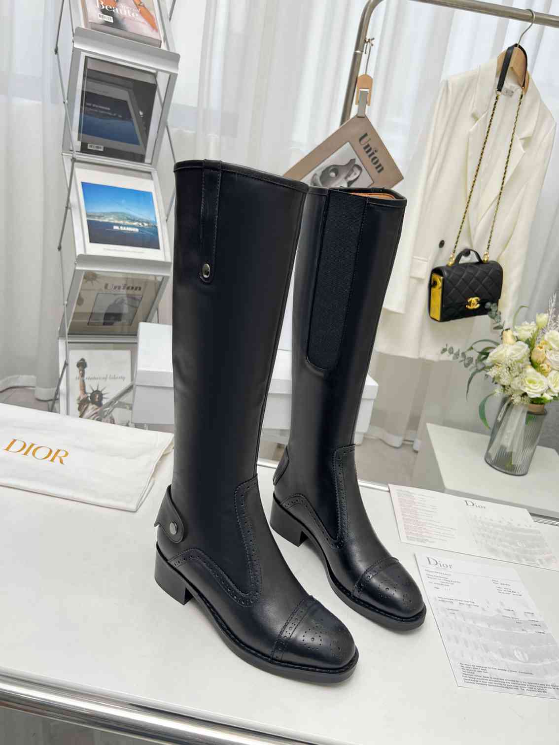 DD D FOLK BOOT CALFSKIN BLACK
