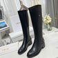 DD D FOLK BOOT CALFSKIN BLACK