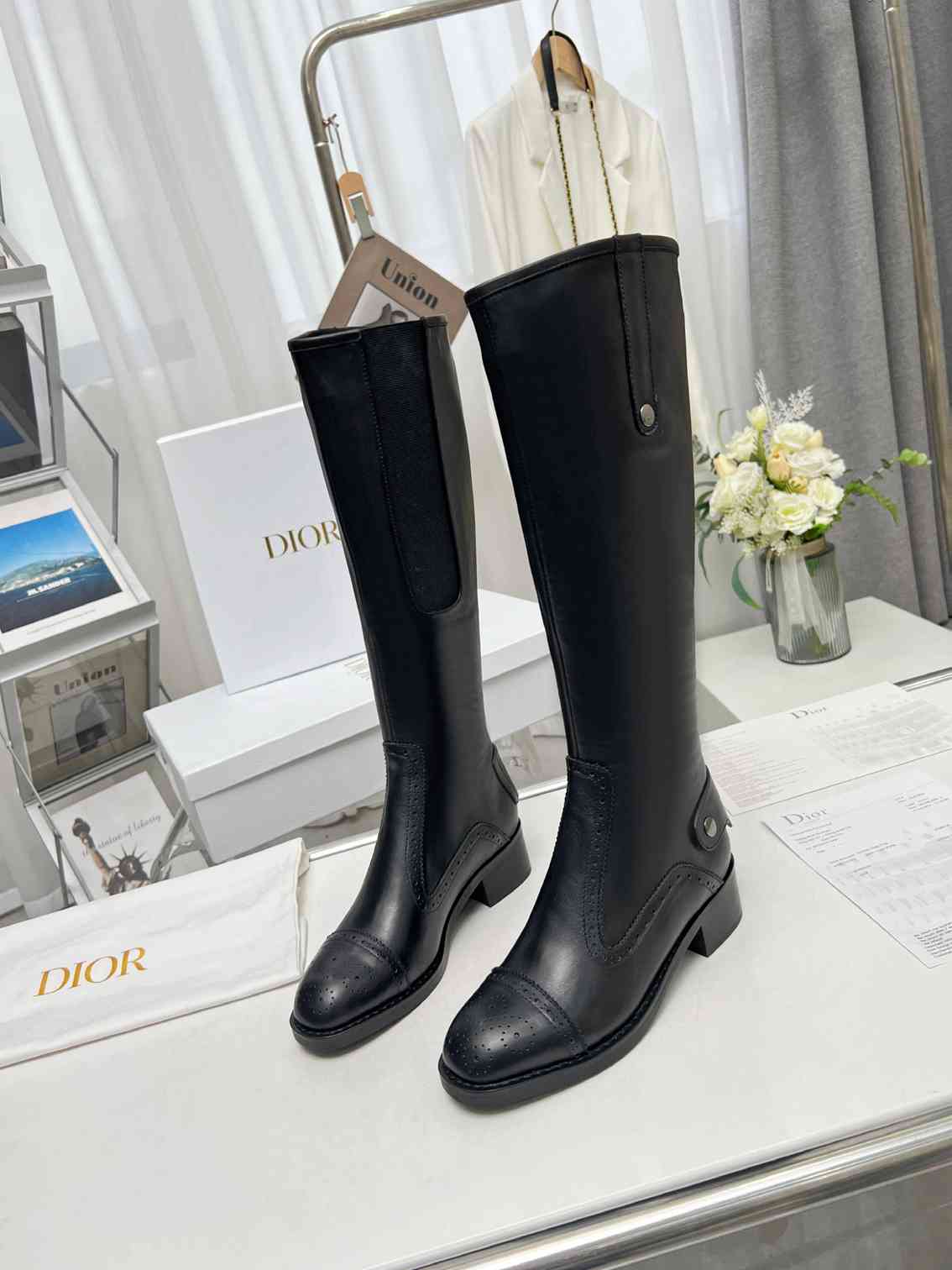DD D FOLK BOOT CALFSKIN BLACK