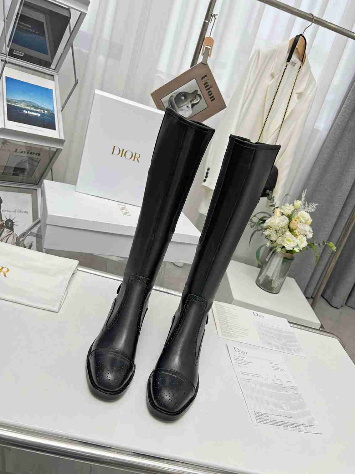 DD D FOLK BOOT CALFSKIN BLACK