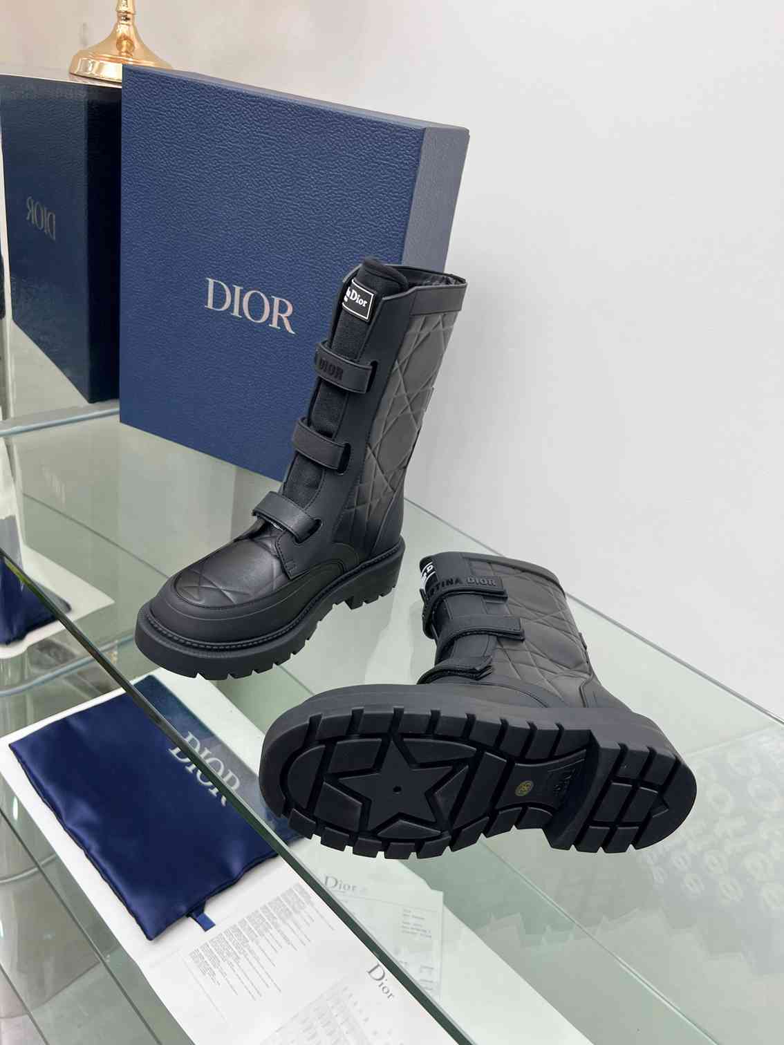 DD DIO(R)EVOLUTION ANKLE BOOTS RUBBER MACCROCANNAGE BLACK