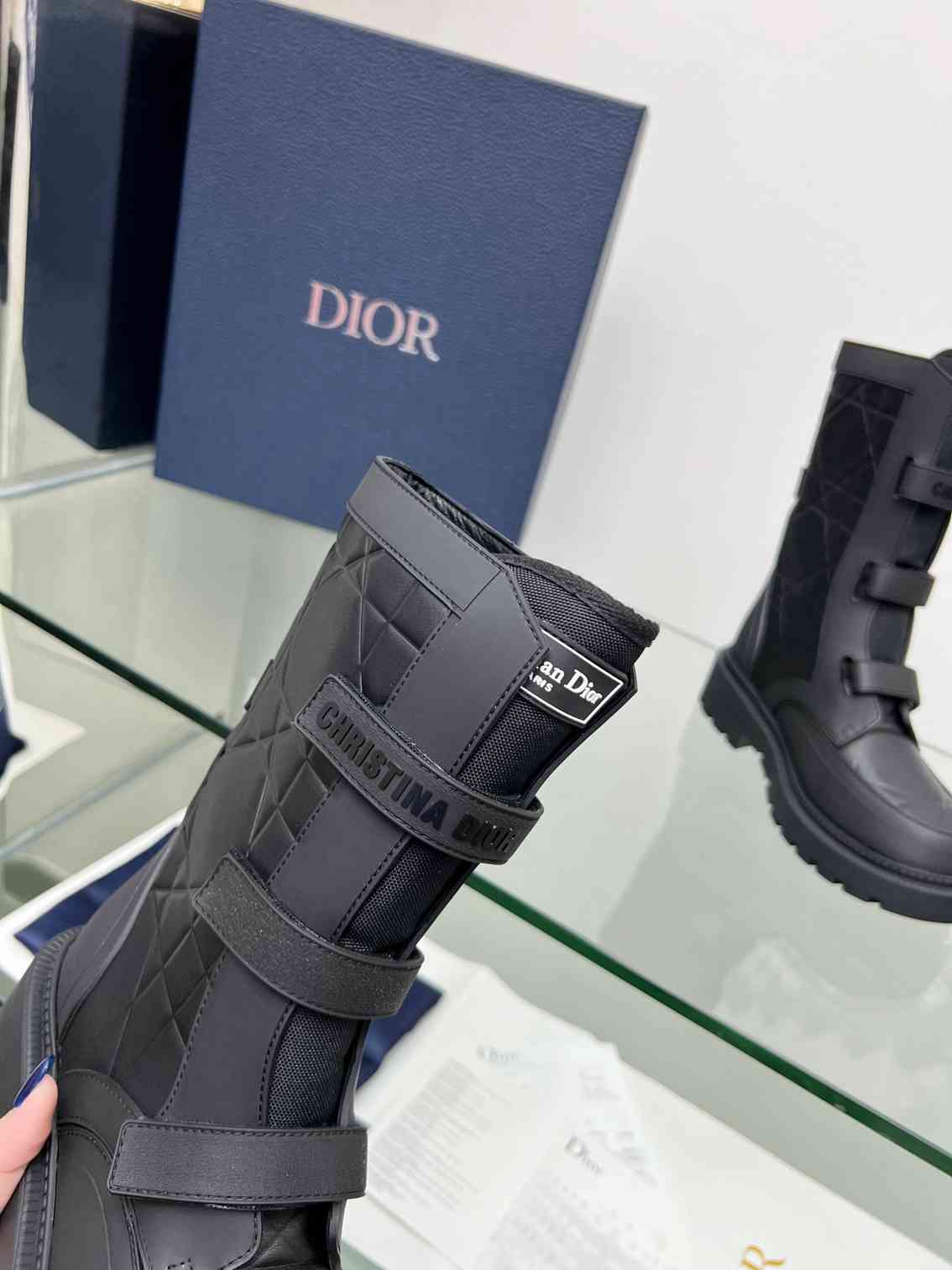 DD DIO(R)EVOLUTION ANKLE BOOTS RUBBER MACCROCANNAGE BLACK