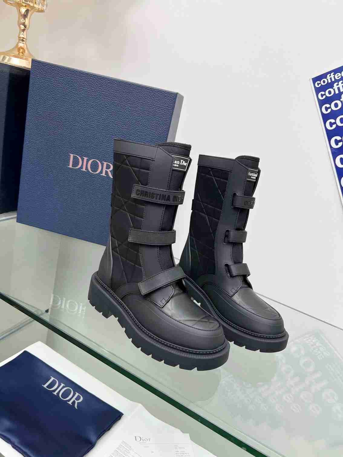 DD DIO(R)EVOLUTION ANKLE BOOTS RUBBER MACCROCANNAGE BLACK