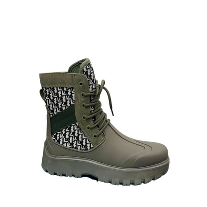 DD GARDEN LACE UP BOOT GREEN