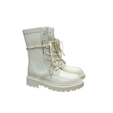 DD D TRAP ANKLE BOOT WHITE