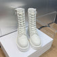 DD D LEADER ANKLE BOOT WHITE KDI733CQC S03W
