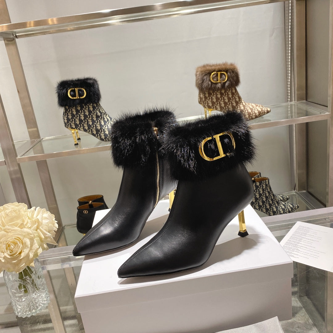 DD CD ANKLE BOOTS BLACK