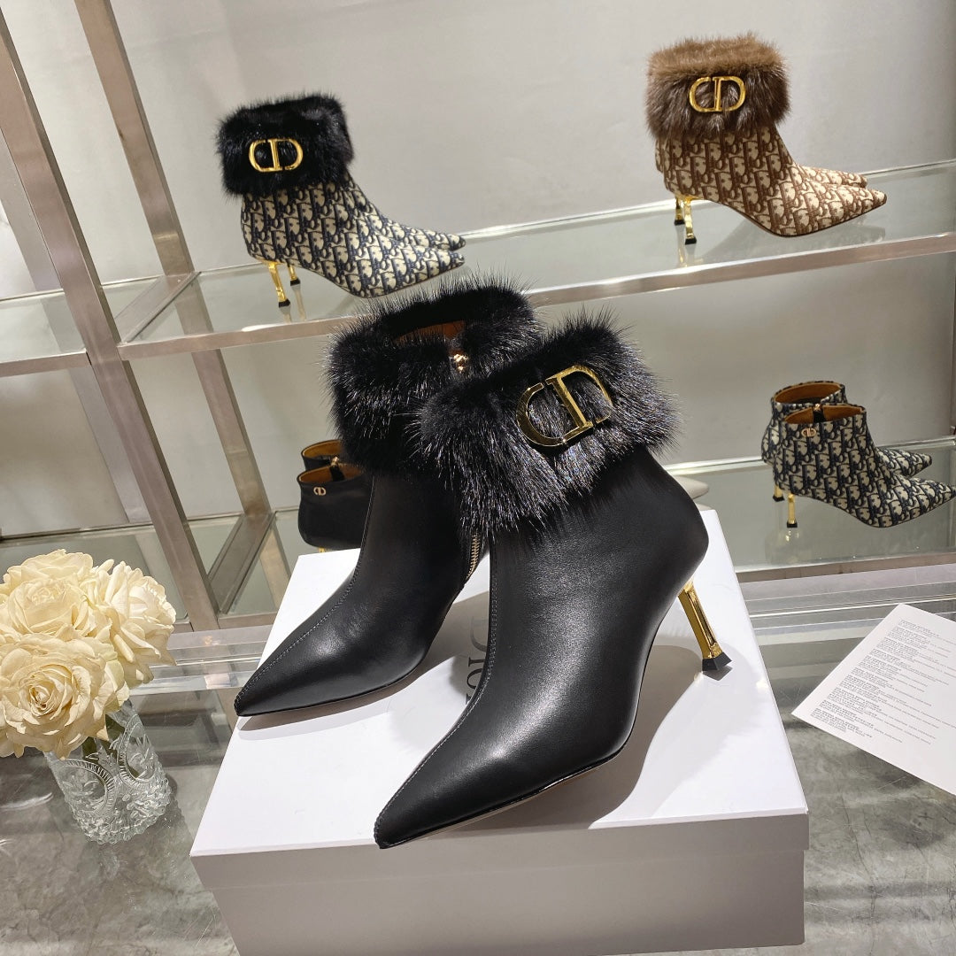 DD CD ANKLE BOOTS BLACK