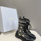 DD D MAJOR BOOTS BLACK AND BEIGE