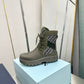 DD GARDEN LACE UP BOOT GREEN