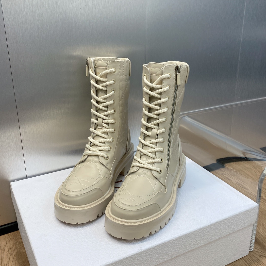 DD D LEADER ANKLE BOOT BEIGE