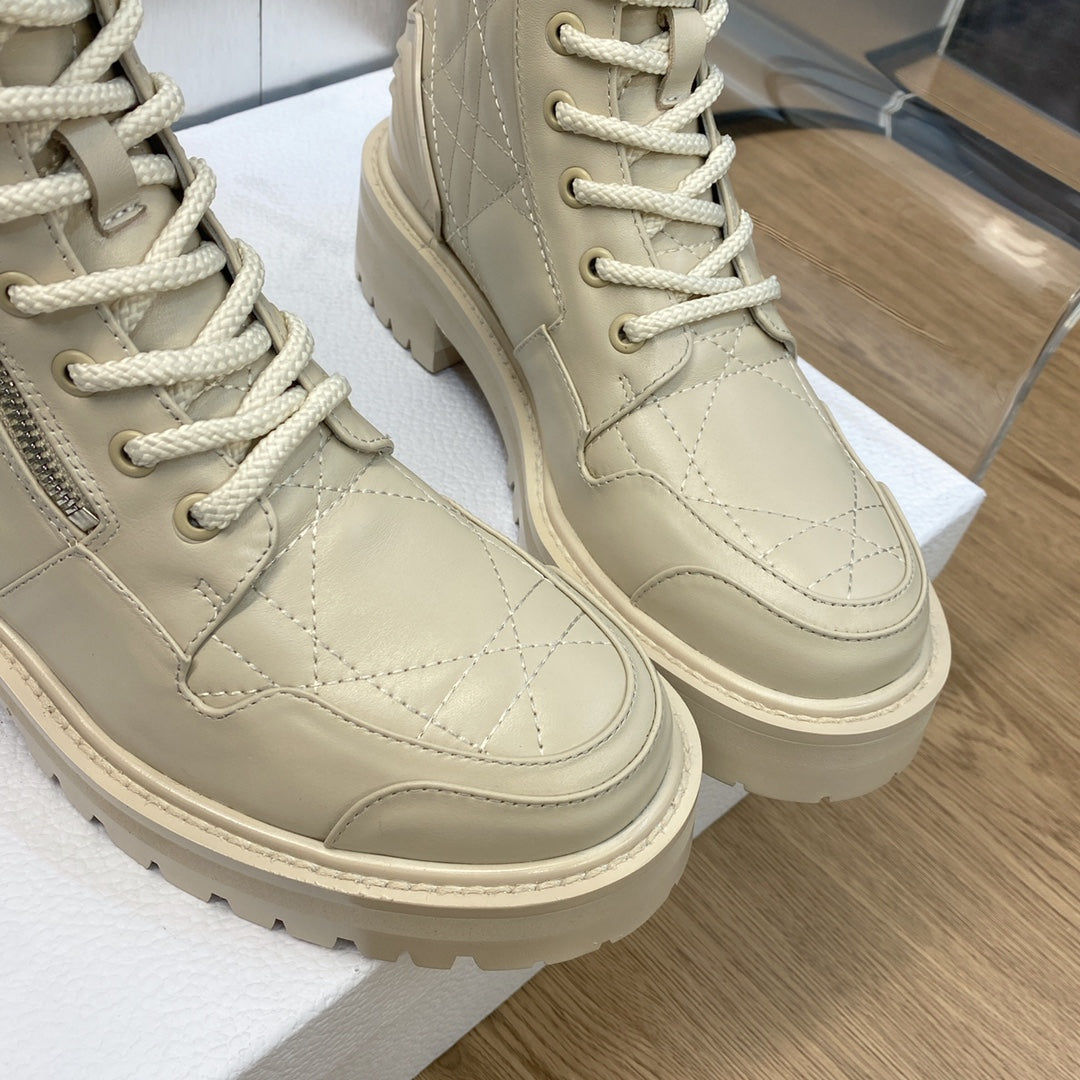 DD D LEADER ANKLE BOOT BEIGE