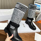 DD D MAJOR BOOT CALFSKIN BLACK AND GREY