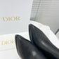 DD LEATHER ANKLE BOOTS BLACK