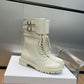 DD D TRAP ANKLE BOOT WHITE