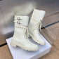 DD D TRAP ANKLE BOOT WHITE