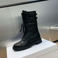 DD D TRAP ANKLE BOOT CALFSKIN AND SHEARLING BLACK