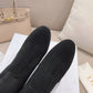 DD D RISE ANKLE BOOTS BLACK