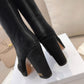 DD D RISE ANKLE BOOTS BLACK