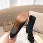 DD D RISE ANKLE BOOTS BLACK