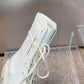 DD D TRAP ANKLE BOOT WHITE
