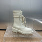 DD D TRAP ANKLE BOOT WHITE