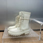 DD D TRAP ANKLE BOOT WHITE
