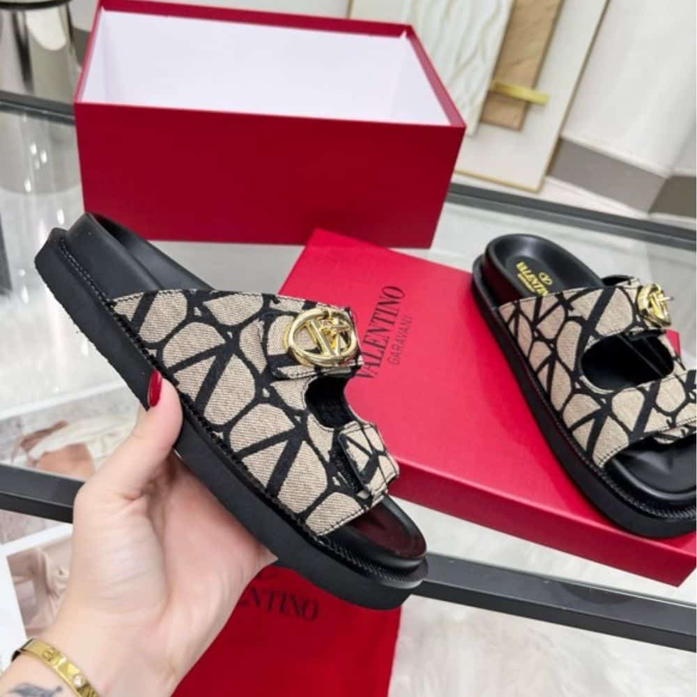 VO GARAVANI VLOGO TOILE ICONOGRAPHE SANDAL BROWN